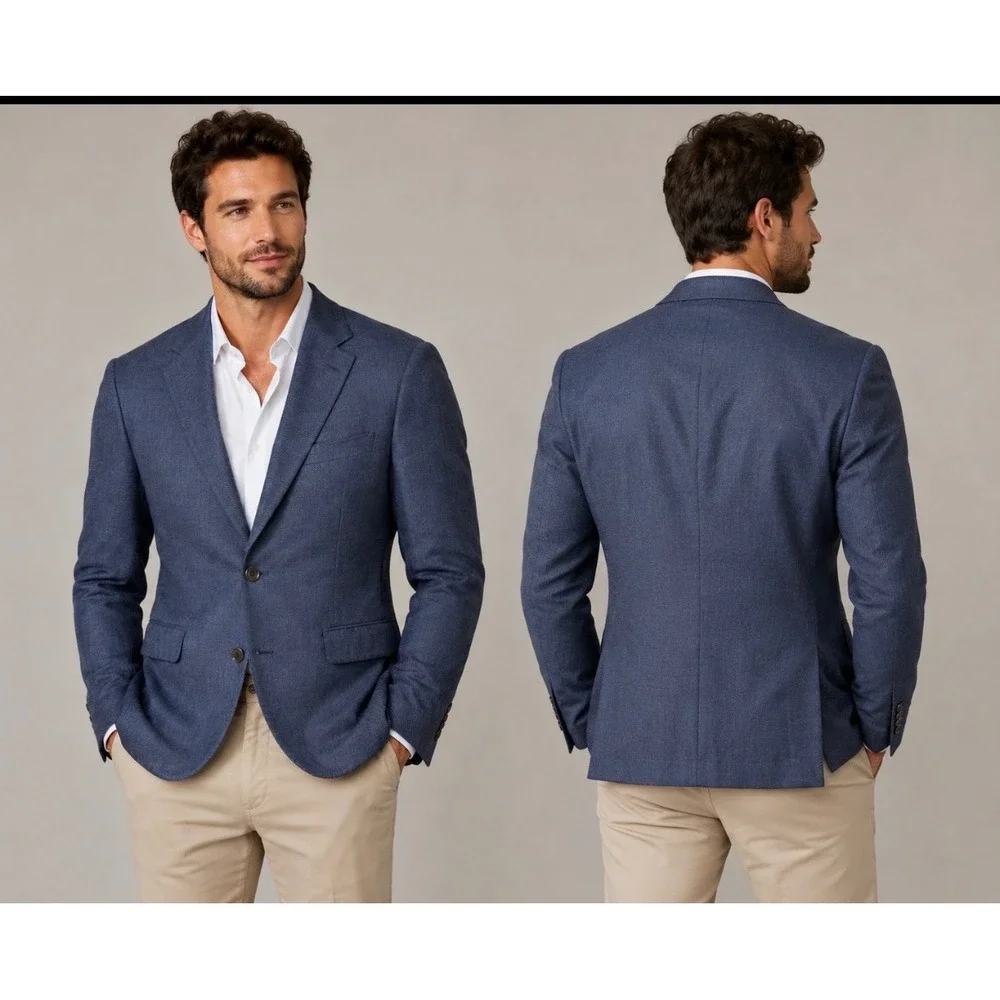 Bonobos Jetsetter Wool Blazer Athletic Fit Blue 36R 24344-BNF32